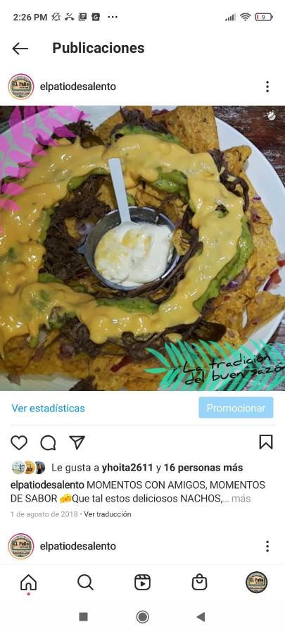 Hospedaje Los Balcones サレント エクステリア 写真