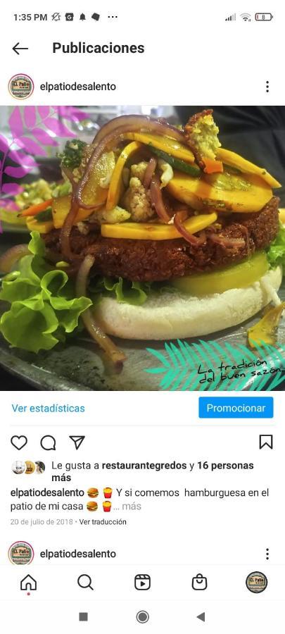 Hospedaje Los Balcones サレント エクステリア 写真